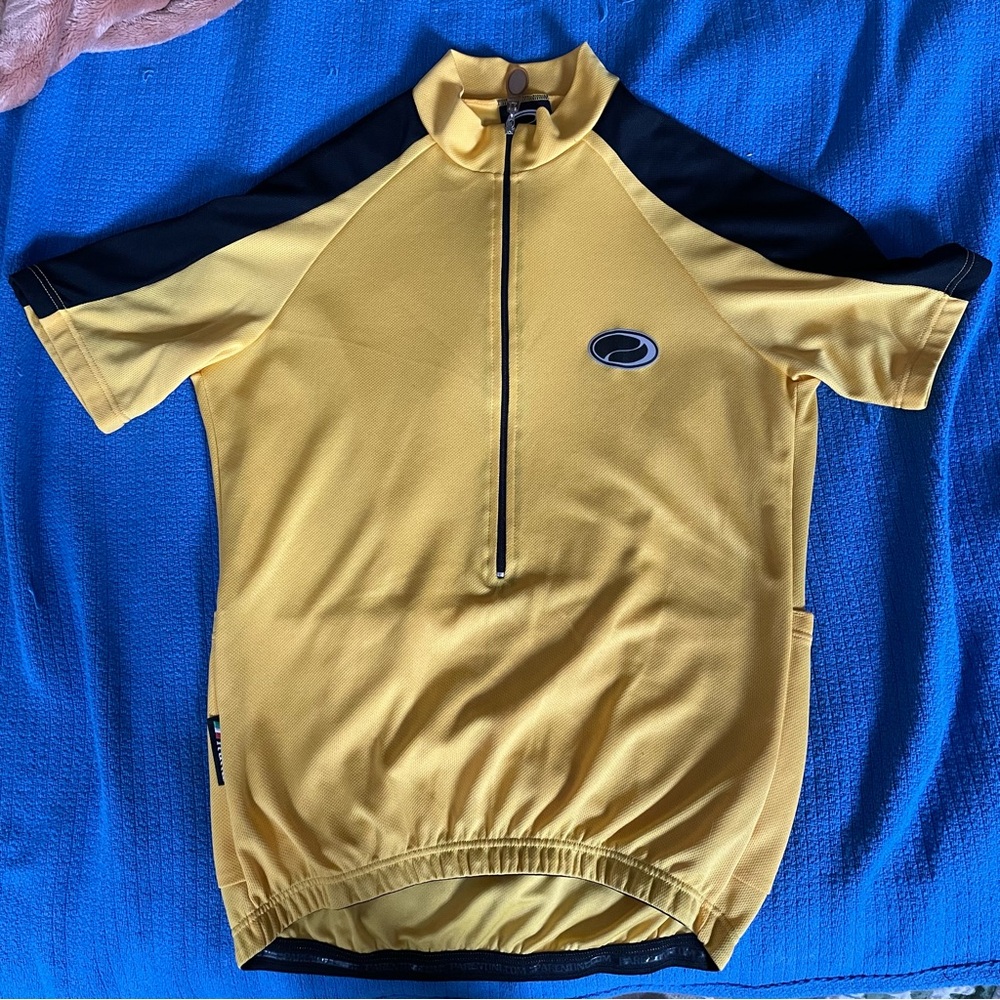 Parentini Yellow Cycling Jersey